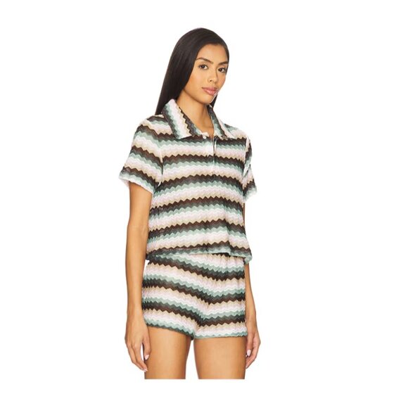 Lovers + Friends Multicolor Zigzag Knit Set (Nettie Set) NWT Size Small - Picture 1 of 5